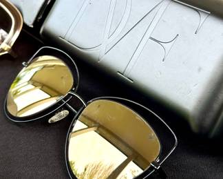 $40 - Diane Von Furstenberg sunglasses. Normal wear noted.