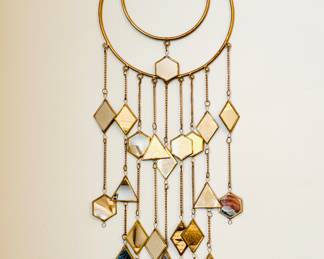 $30 - Mirror wall hanging, 12 x 46