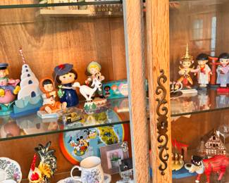 Disney Collectables and antque tea cups 