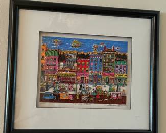 Charles Fazzino "Hester Street" 