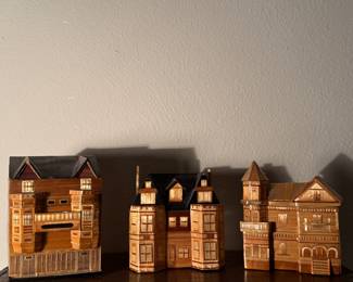 1970's Trinket box houses. 