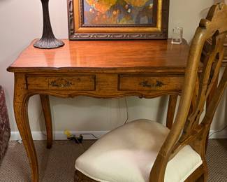 Pay Bills, Homework, or just look sophisticated with this French Country Desk and Chair