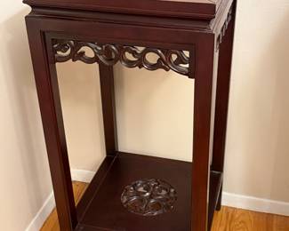 Large Asian style plant stand. Excellent for sculptural art or plants