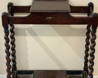 19th Century Barley Twist Umbrella Stand
