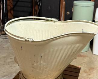 Get the Scuttlebutt with the galvanized coal scuttle 