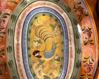 Platters & serving pieces galore! This one is beautiful!