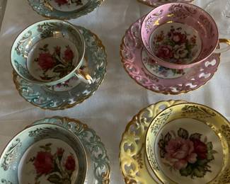 Royal Seely china cup collection...these are truly beautiful!