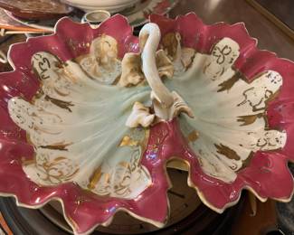 Lobster handled serving dish...Victorian antique from a by gone era...so pretty and different!