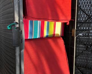 Patio cushions for the patio set