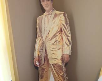 ELVIS...   stand up poster.