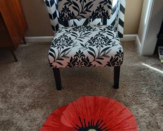 Chair and rug
