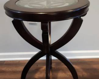 Glass Top Side Table