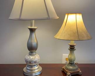 Two Unique Table Lamps