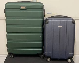 2 Hardsided Rolling Suitcases