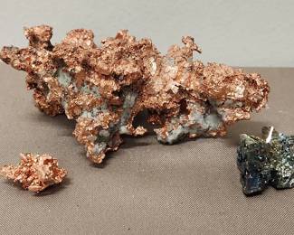 Native Copper Bismuth Crystal