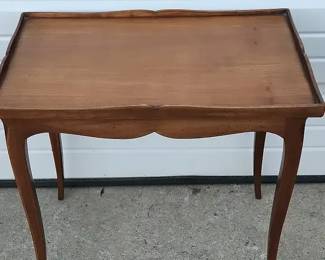 Small Cherry Wooden Sidetable by Bloomingdales