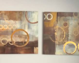 Set of two Golden Prints