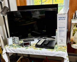 3 TV's, one still in the box