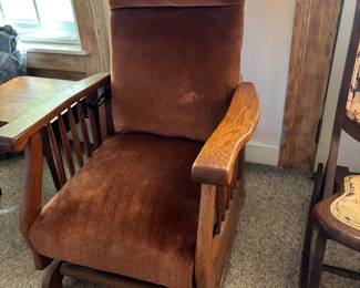 Antique Recliner Chair