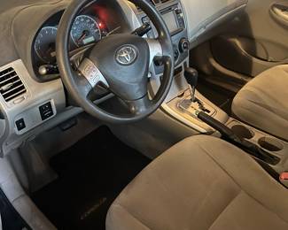 INTERIOR OF 2013 TOYOTA COROLLA WITH 92K MILES