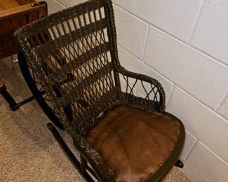 Custom made wicker rocker for dolls