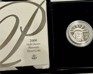1/2 ox Platinum Proof Coin