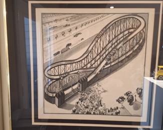 Roller coaster picture