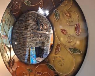 Decorative wall mirror