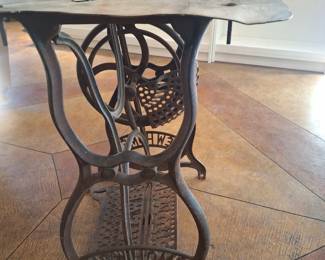 Vintage sewing machine base