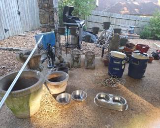 Concrete pots
Waterford coolers
Pet bowls