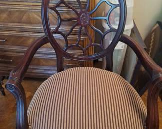 Wagon wheel side chair