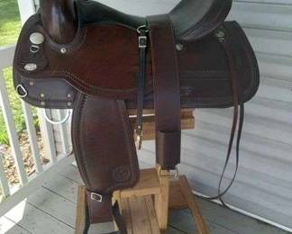 1 Circle Y FlexLite Park and Trail saddle. Like new