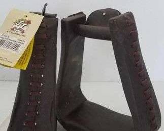 1 JT International over sized Western Stirrups