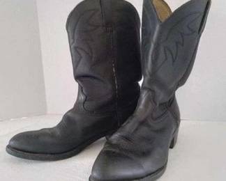 1 Durango mens black leather boots, size 10.5D