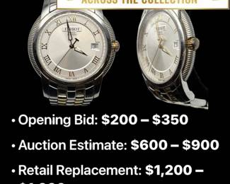 Lot # : 31 - Tissot Ballade III Stainless St Wristwatch T031410