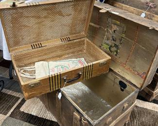 Antique trunks