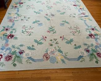 Dhurrie reversible hand woven rug 