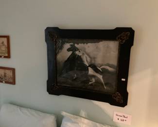 Very nice framed art print 1920s Vintage