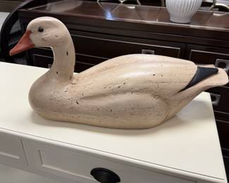 Item #29.  Wooden swan.  L-22".  W-10.5. Great condition.  Price - $28.00