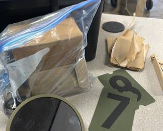 Parts for a World War II Jeep.