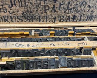 100 year old child’s printing set