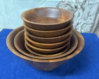 Mid-century wooden bowls