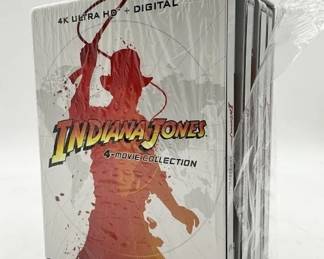 indiana jones steelbook bluray movie set