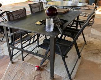 PATIO TABLE AND CHAIRS