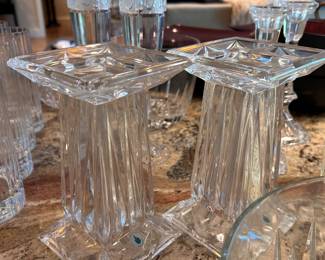 CRYSTAL CANDLESTICKS