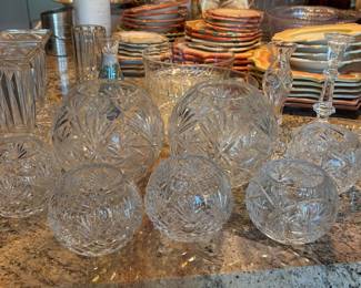 CRYSTAL ROSE BOWLS