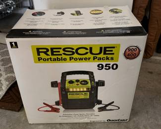 NEW IN BOX, NEVER USED, RESCUE PORTABLE POWER PACK