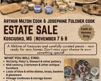 Cook Estate Sale