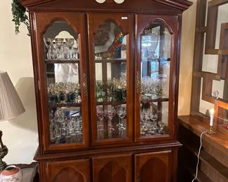 Cherry Wood Hutch. $250