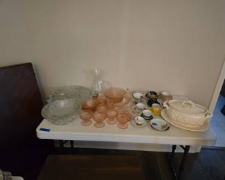 Vintage glassware and more